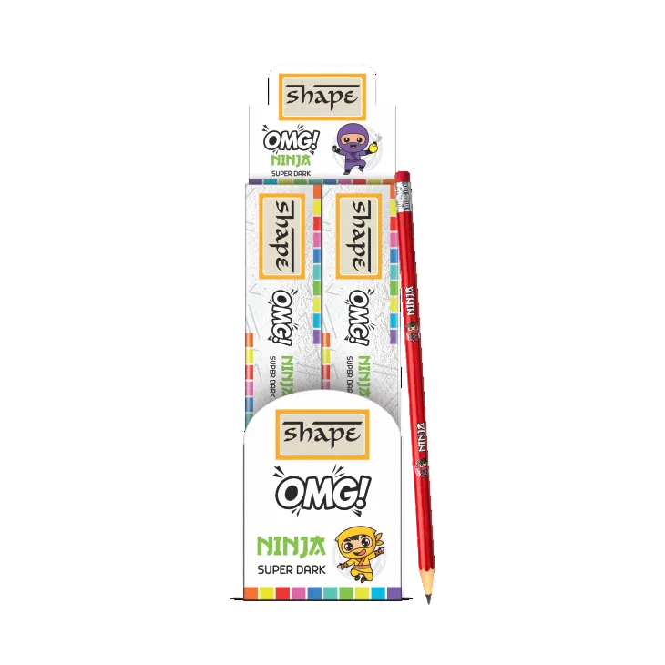 Shape OMG Ninja Super Dark Pencil (Pack of 10)