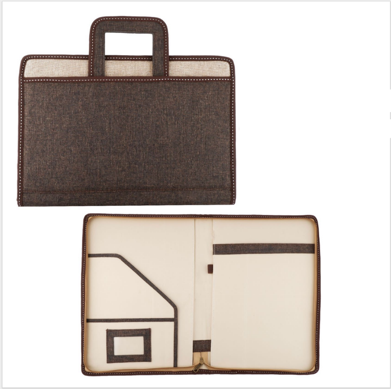 The EARTH SATCHEL Jute Folder