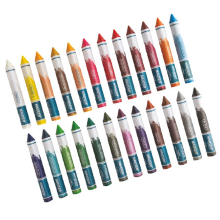 Hauser Artz JUMBO WAX CRAYONS - 24 Shades