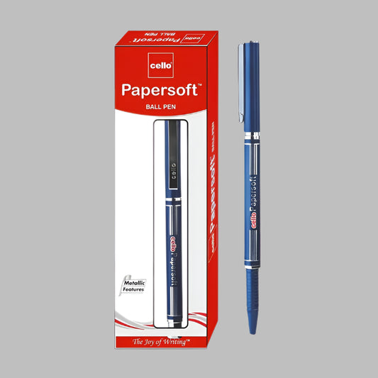 Cello PAPERSOFT Ball Pen- Blue