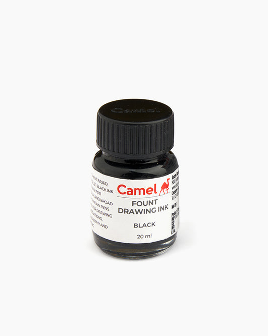 Camel Fount Drawing Ink 20ml - (Black-100)