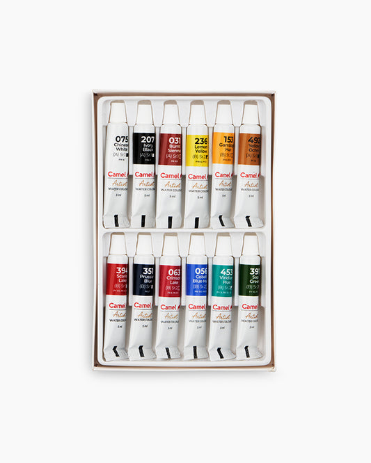 Camel Artist Water Colour Tube 5ml (12 Shades)