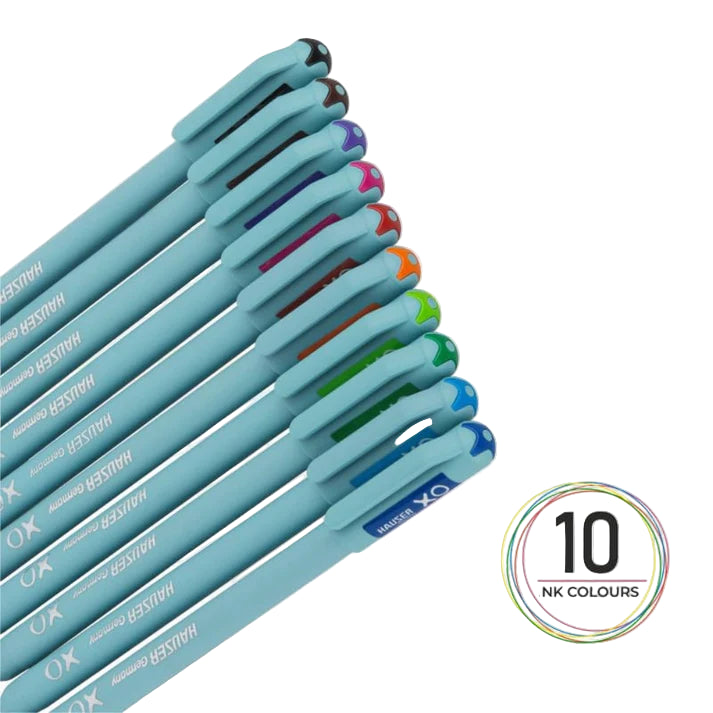 Hauser XO Ball Pen Assorted (Set of 10)