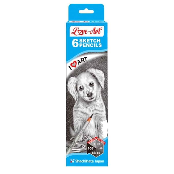 Artline LOVE-ART SKETCH Pencil (Set of 6) – Stationery Wale Bhaiya