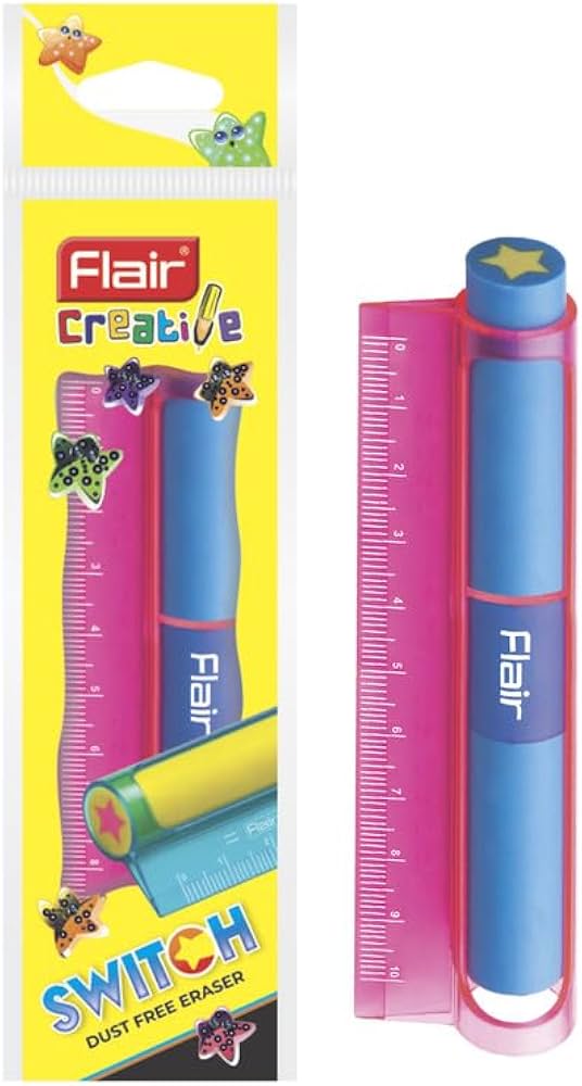 Flair Creative SWITCH Eraser (Pack of 10)