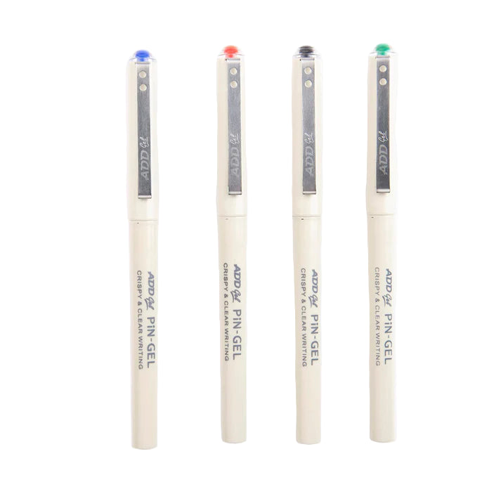 Add Gel PIN Gel Pen- Black (Pack of 5)