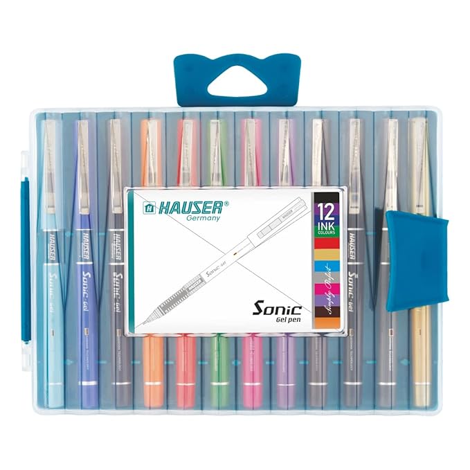 Hauser SONIC Gel Pen Assorted (Set of 12)