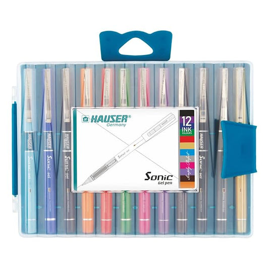 Hauser SONIC Gel Pen Assorted (Set of 12)