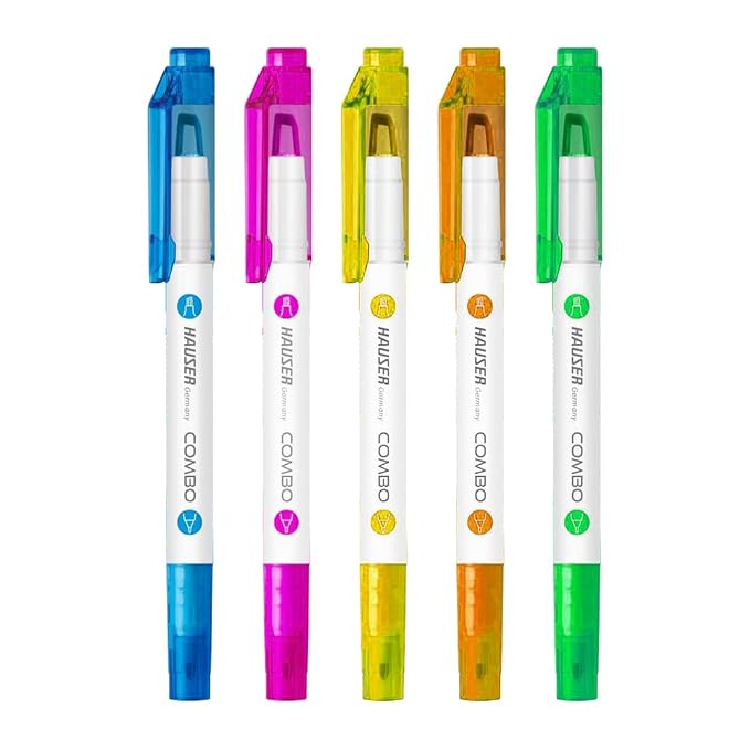 Hauser Artz COMBO DUAL Highlighter (Set of 5)