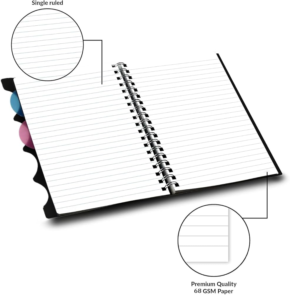 Shape A5 Premium 5 Subject Notebook (Ruled)