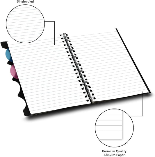 Shape A5 Premium 5 Subject Notebook (Ruled)