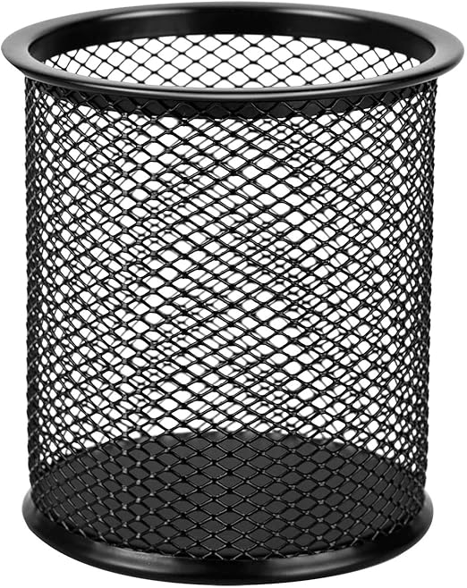 Khyati ROUND Black Metal Pen Stand