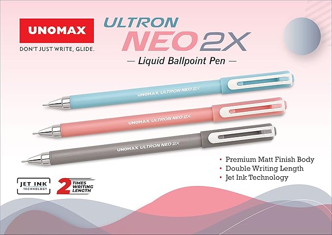 Unomax Ultron NEO 2X Ball Pen (Pack of 5)