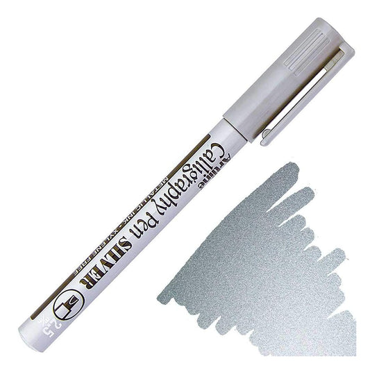 Artline Calligraphy Pen - Silver