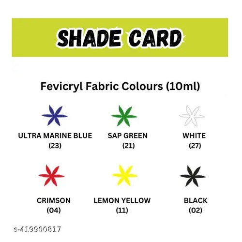 Fevicryl FABRIC Colour (6 Shades)