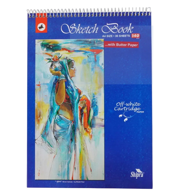 Shipra A4 Sketch Book with Butter Paper