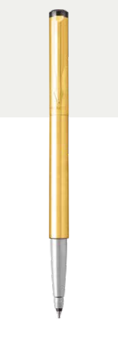PARKER VECTOR GOLD ROLLER BALL PEN WITH GOLD TRIM