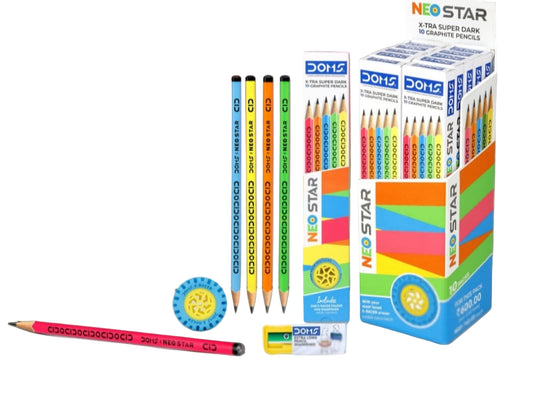 Doms NEO STAR Pencil (Pack of 10)