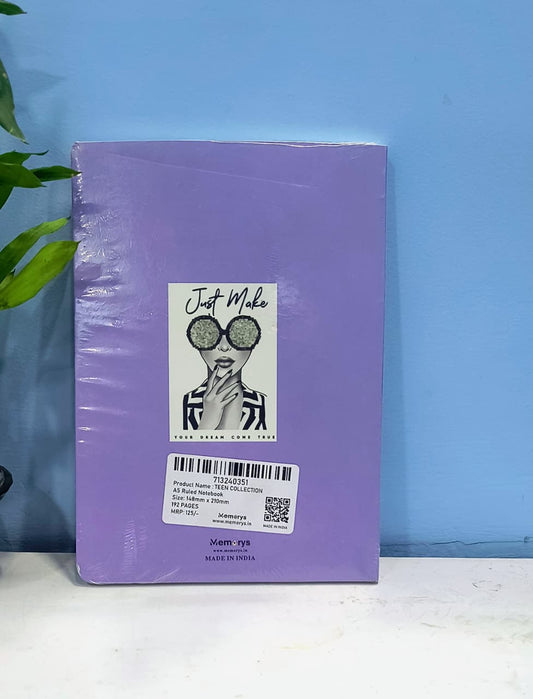 Memorys A5 Ruled Notebook