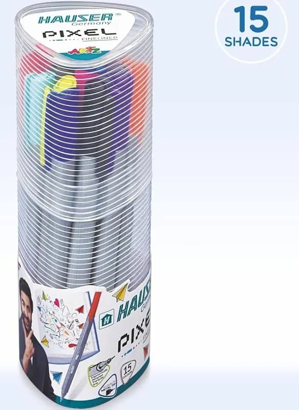 Hauser Artz PIXEL FINELINER Jar (15 Shades)