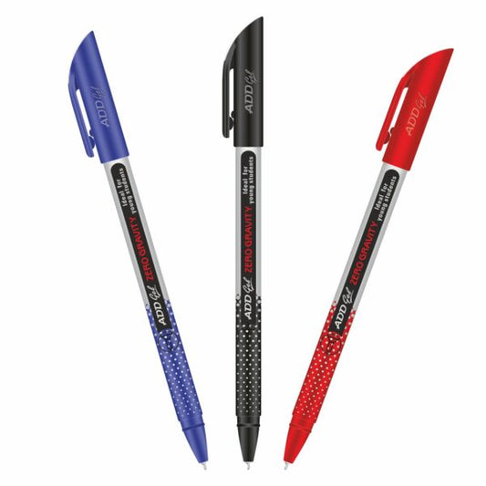 Add Gel ZERO GRAVITY Gel Pen- Blue (Pack of 5)