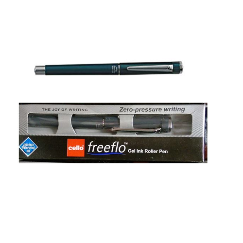 Cello FREEFLO Roller Gel Pen- Black