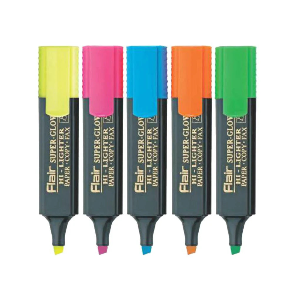 Flair SUPER GLOW Highlighter (Set of 5)