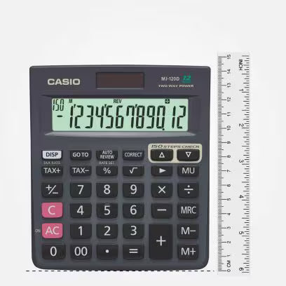 Casio MJ-120D CHECK Calculator