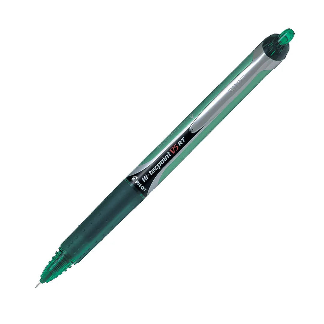 Pilot HI-TECPOINT V5 RT Pen- Green – Stationery Wale Bhaiya