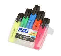 Doms HIGHLIGHTER Green (Pack of 5)