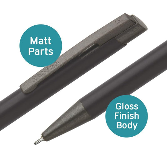 Hauser AURUS Carbon Metal Ball Pen