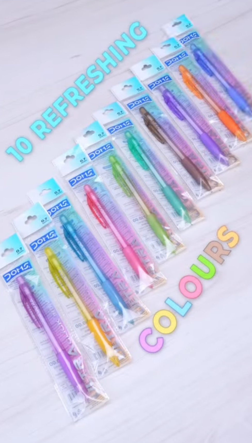 Doms ULTRA CLICK Mechanical Pencil 0.7mm (Pack of 10)