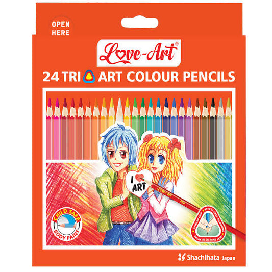 Artline Tri-Art Pencil Colour (24 Shades)