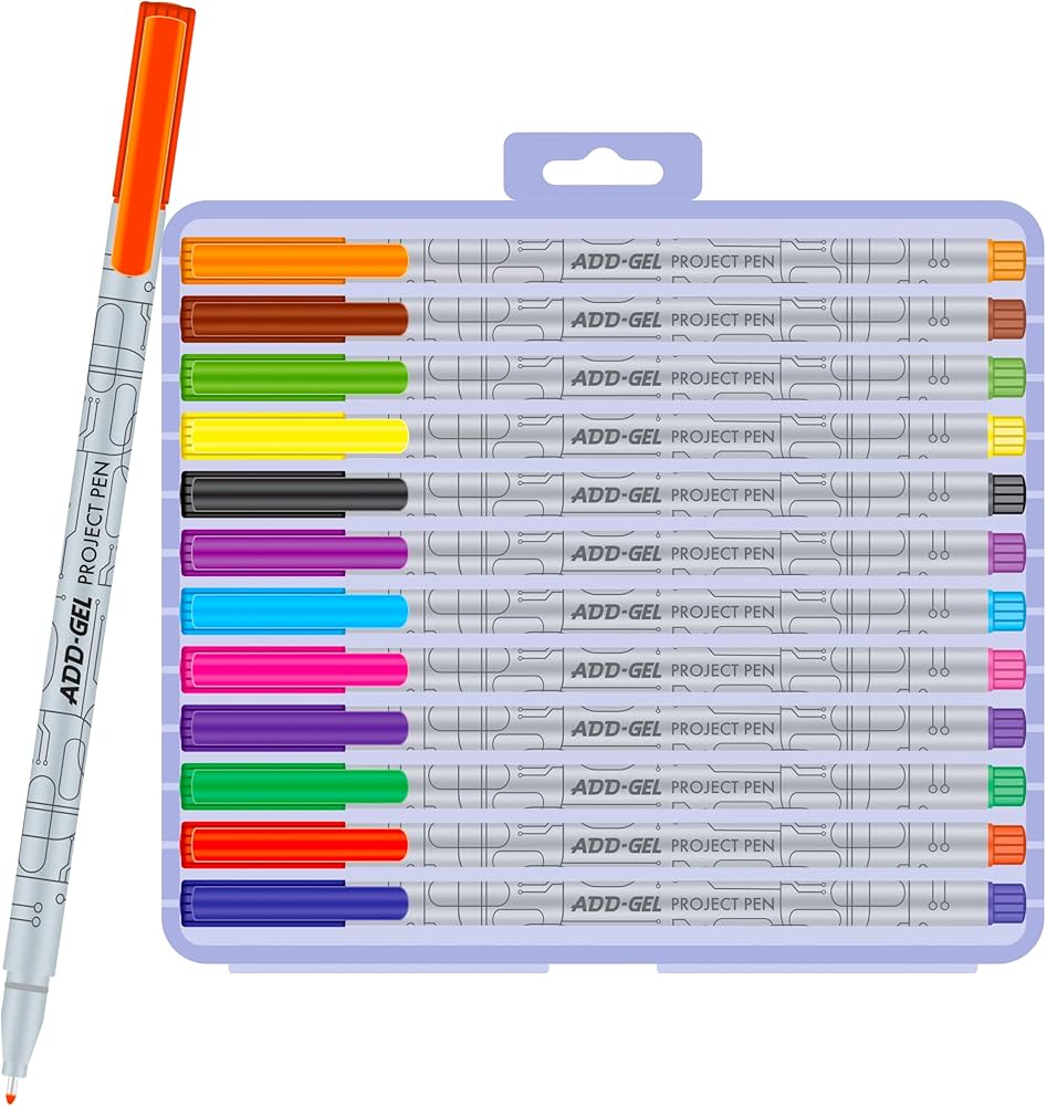 Add Gel Project Pen (Set of 12)