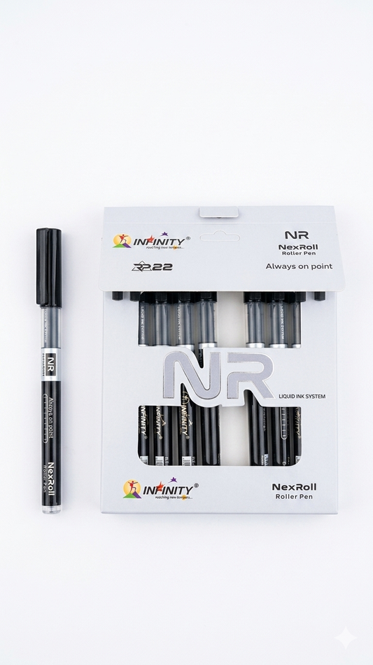 Infinity ROLLER Pen- Black (Pack of 10)
