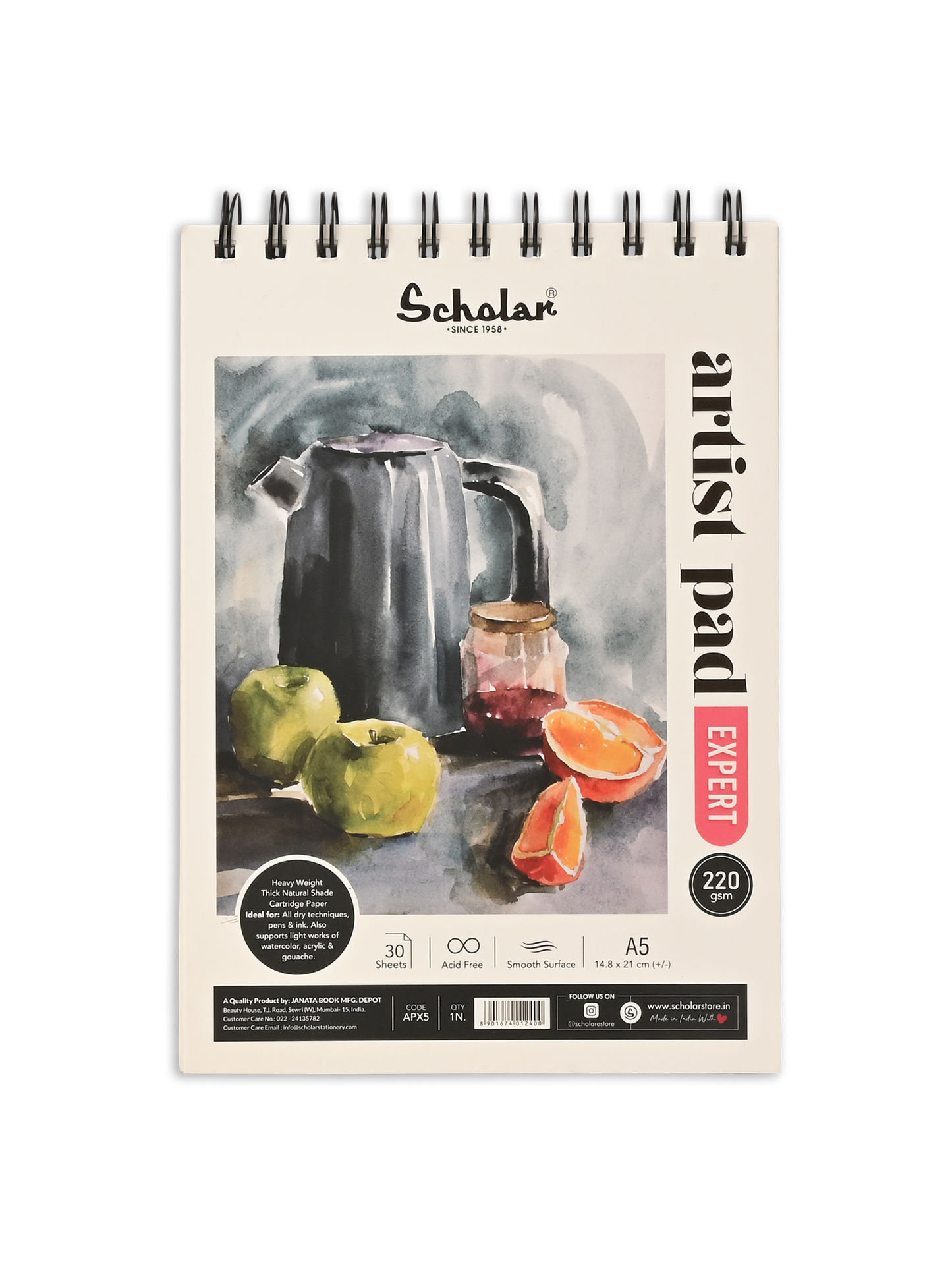 Scholar Artist Pad Expert 220 GSM (30 Sheets)