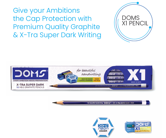 Doms X1 Pencil (Pack of 10)