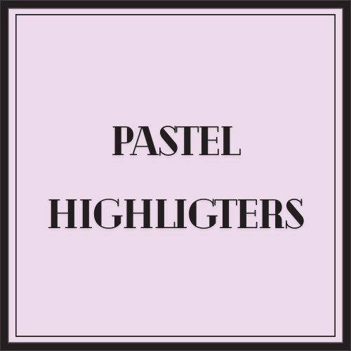 Pastel Highlighters