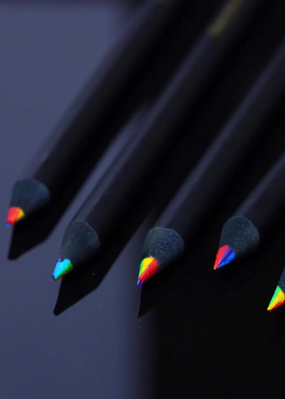 Shape Spectrum Rainbow Pencil (Pack of 10)