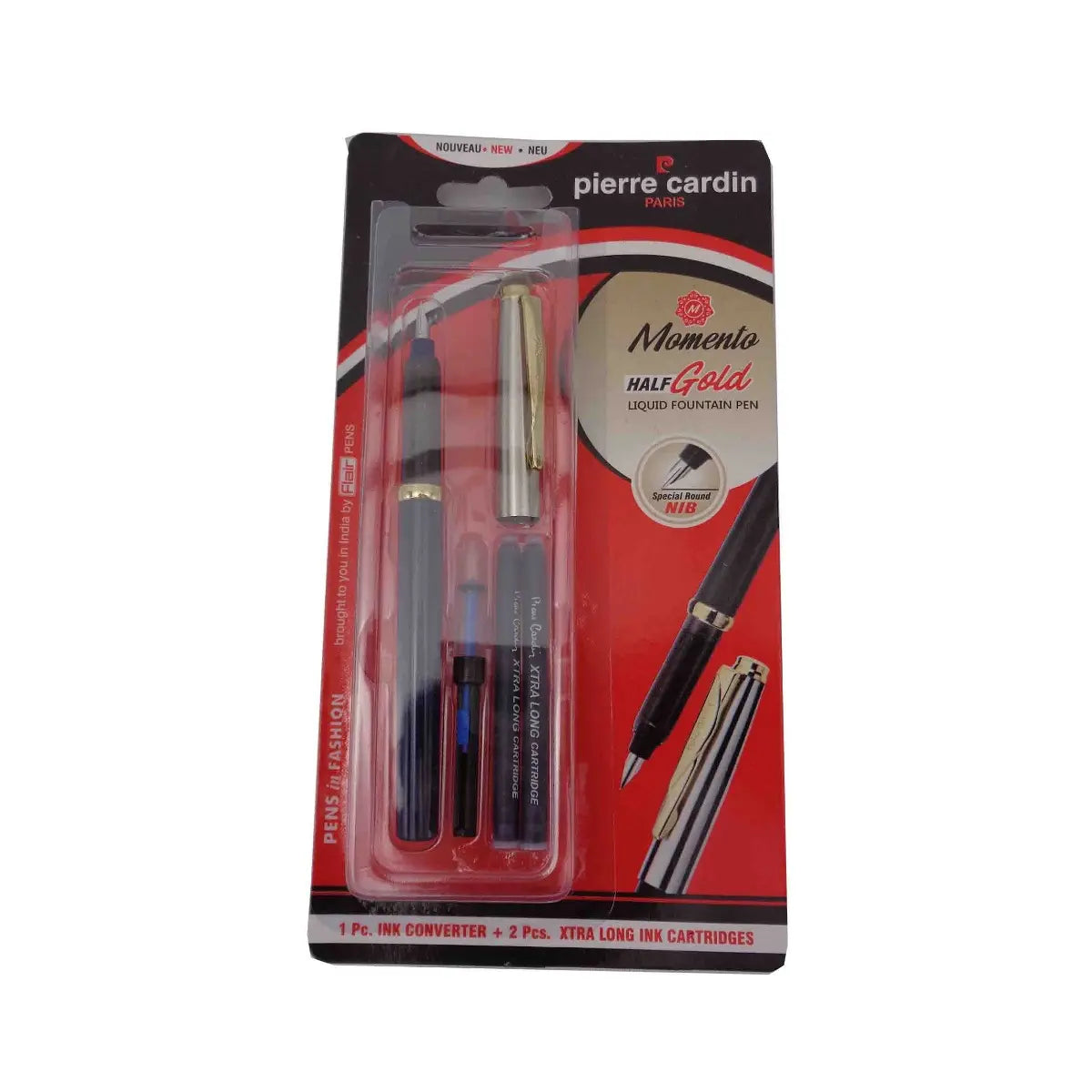 Pierre Cardin MOMENTO Half-Gold Fountain Pen