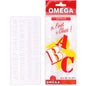 Omega Student Lettering Stencil 10mm