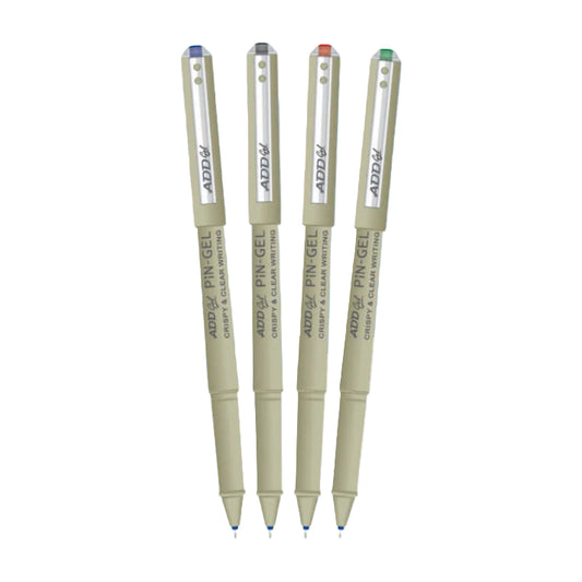 Add Gel PIN Gel Pen- Green (Pack of 5)