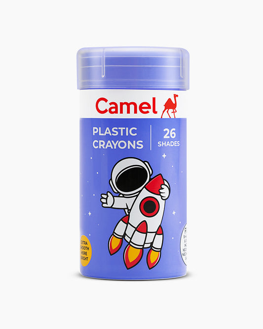 Camel PLASTIC CRAYONS 26 Shades Tin Pack