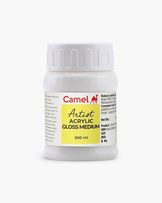 Camel Artist Acrylic Gloss Medium 500ml