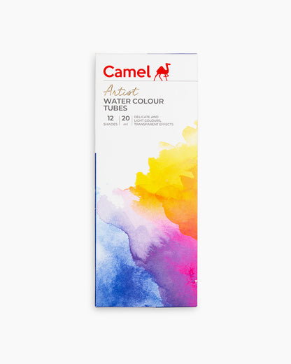 Camel Artist Water Colour Tube 20ml (12 Shades)