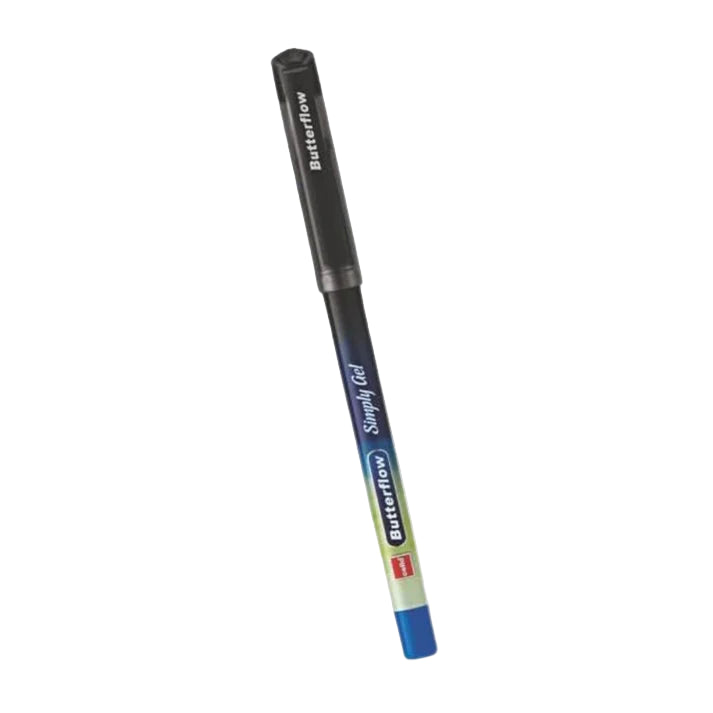 Cello BUTTER FLOW SIMPLY Gel Pen- Black (Pack of 5)