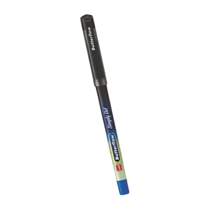 Cello BUTTER FLOW SIMPLY Gel Pen- Black (Pack of 5)