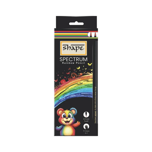 Shape Spectrum Rainbow Pencil (Pack of 10)