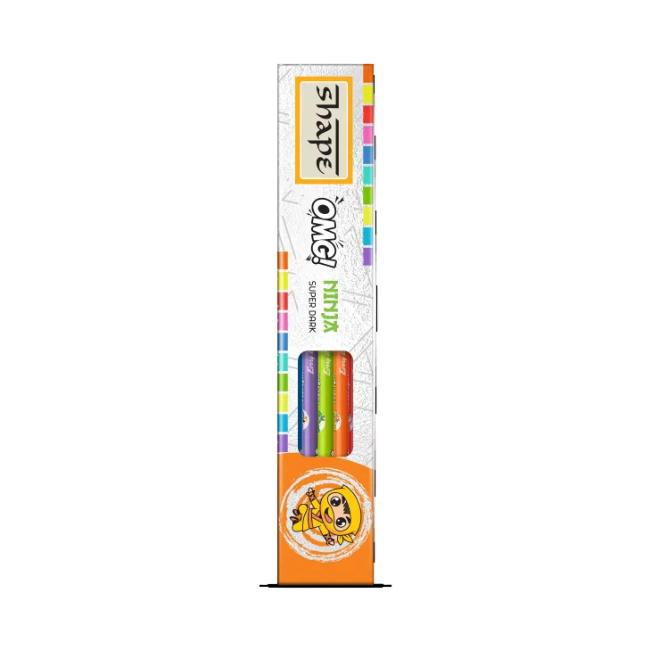Shape OMG Ninja Super Dark Pencil (Pack of 10)