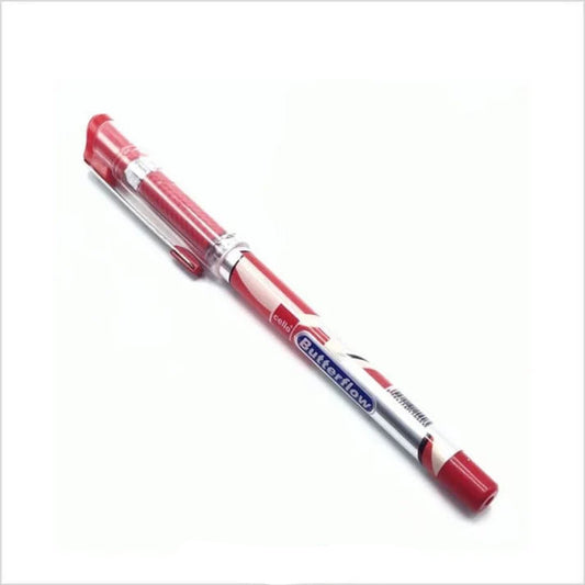 Cello BUTTER FLOW SIMPLY Ball Pen- Red (Pack of 5)